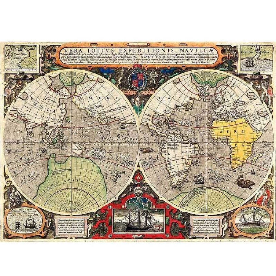 Clementoni Puzzle Clementoni Mapa N Utico Antiguo 6000 Piezas