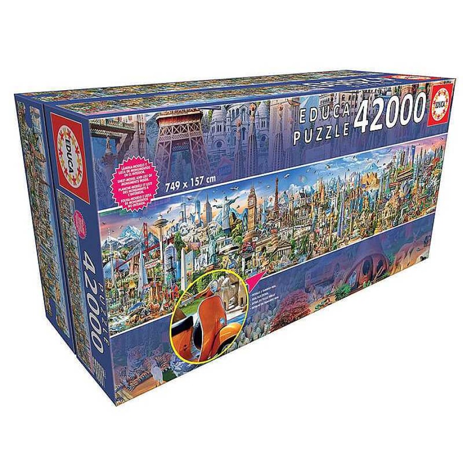 Puzzles Educa Puzzle Educa La Vuelta Al Mundo 42000 Piezas