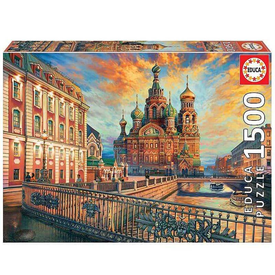 Puzzles Educa Puzzle Educa San Petersburgo De 1500 Piezas