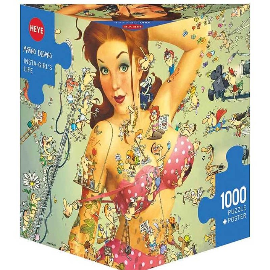 Heye Puzzle Heye La Vida De Insta-Girl De 1000 Piezas