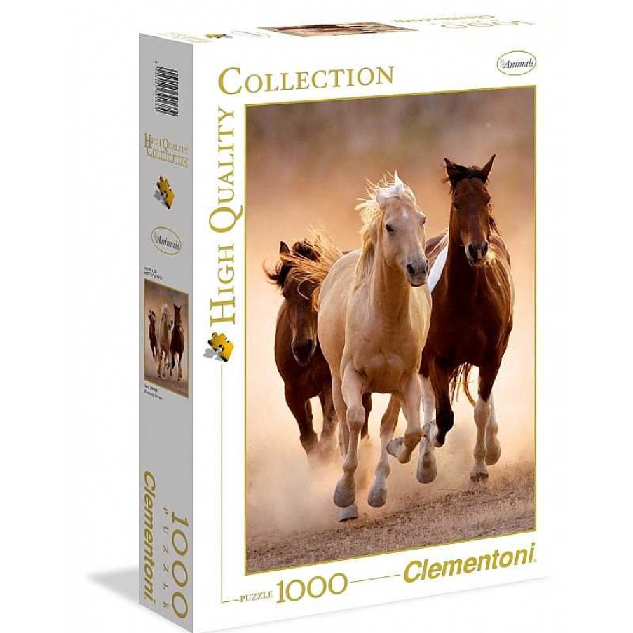 Clementoni Puzzle Clementoni Caballos Corriendo De 1000 Piezas