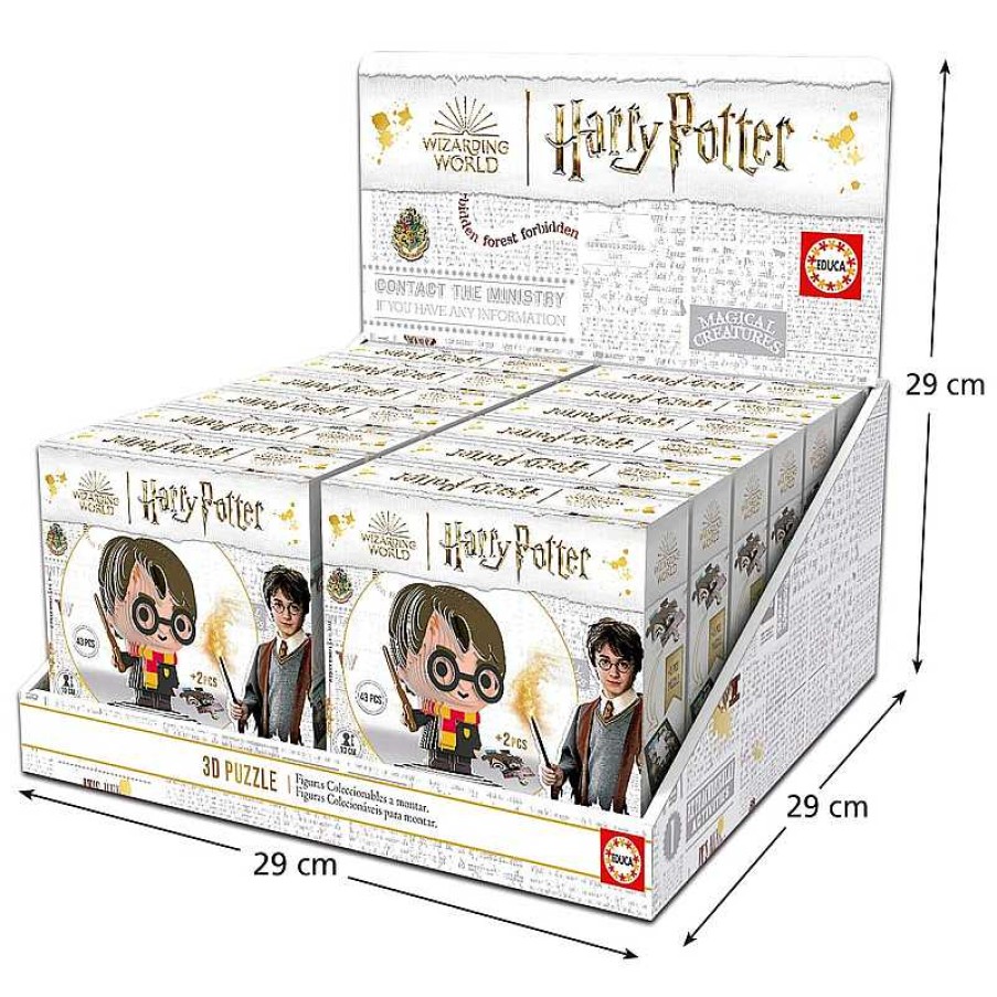 Puzzles Educa Harry Potter Mini Figuras 3D Wizarding World