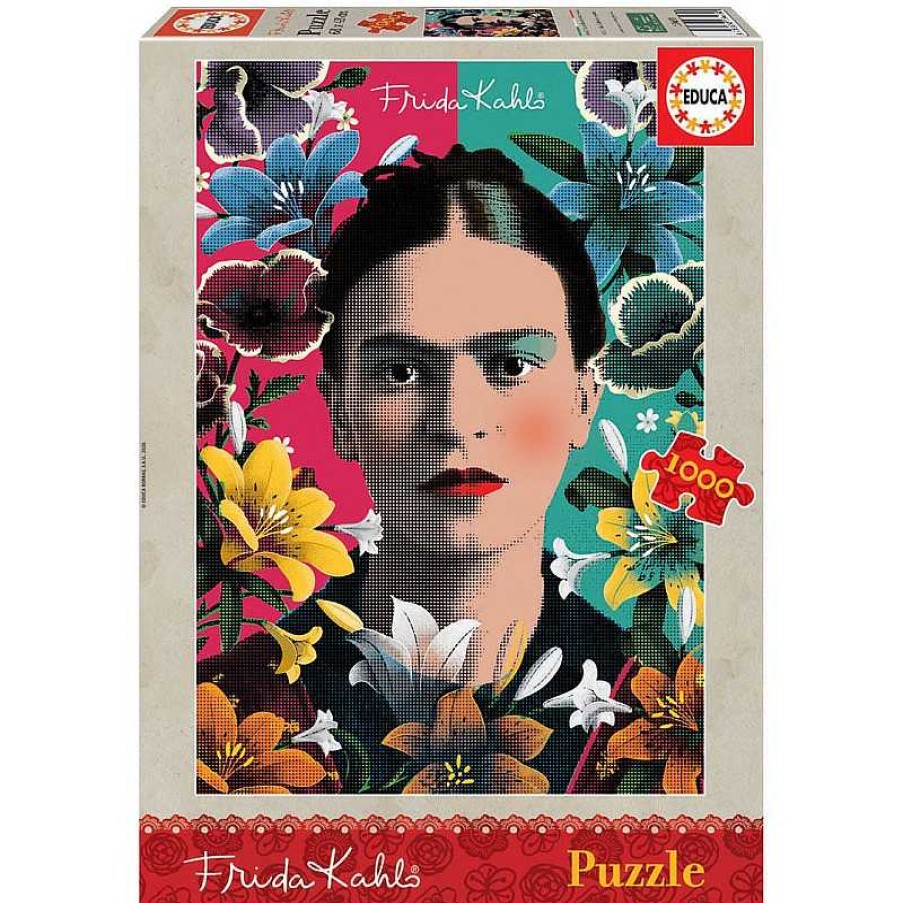 Puzzles Educa Puzzle Educa Retrato De Frida Kahlo De 1000 Piezas