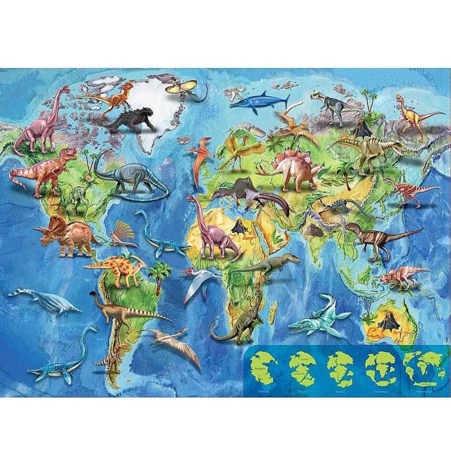 Puzzles Educa Puzzle Educa Mapa Dinosaurios De 150 Piezas